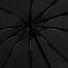 vidaXL Umbrella Black 190T PG fabric, metal, fiberglass Compact Foldable