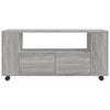 vidaXL TV Cabinet Grey Sonoma Engineered Wood Medium Stylish TV Cabinet
