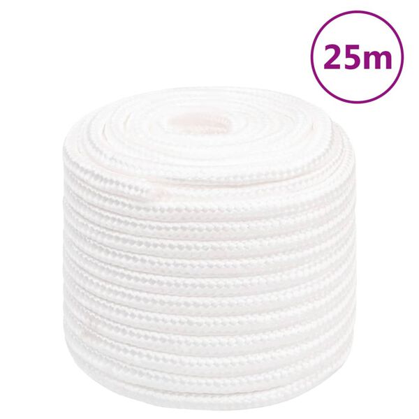 vidaXL Boat Rope Full White 0.71 " 82.0 ' Polypropylene