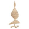 vidaXL Christmas Trees with Stand Natural 47.2" Solid pine wood