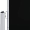 vidaXL Side Awning Black 100% polyester with PU coating Extra Long