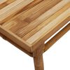 vidaXL Coffee Table Natural Bamboo Bamboo Medium Bamboo Coffee Table