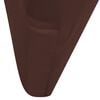 vidaXL Chair Cover Set of 4 Brown Polyester: 90%, Elastane: 10%