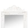 vidaXL Free-standing Mirror White Glass Full-length Foldable