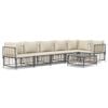 vidaXL Garden Lounge Set Anthracite, Beige