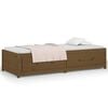 vidaXL Day Bed Honey Brown Solid Pine Wood Twin Day Bed Rectangular