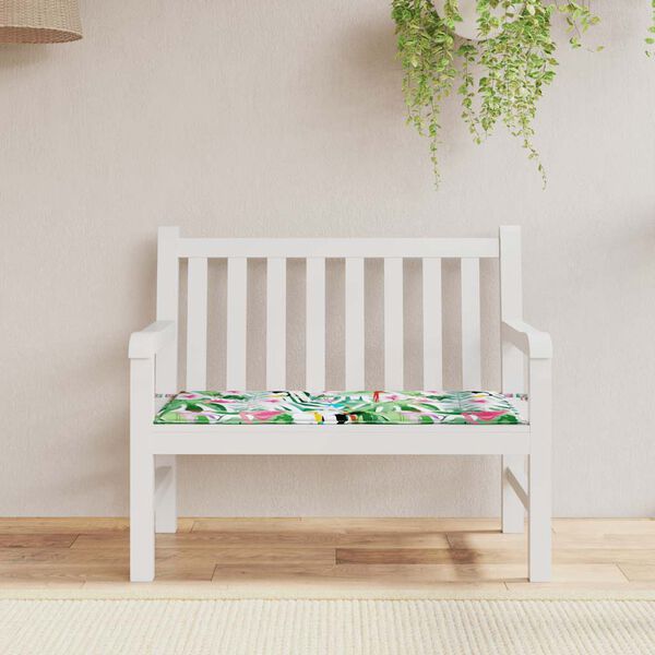 vidaXL Patio Bench Cushion Multicolour 47.2x19.7x1.6" Oxford Fabric