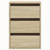vidaXL Chest Of Drawers Sonoma Oak Engineered Wood Compact