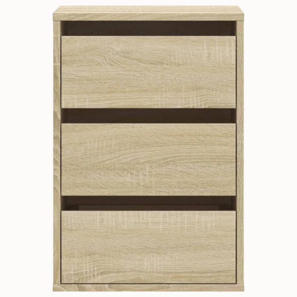 vidaXL Chest Of Drawers Sonoma Oak Engineered Wood Compact
