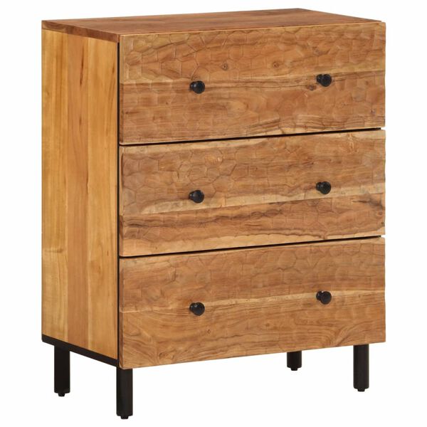 vidaXL Side Cabinet Natural wood Solid acacia wood Medium Cabinet