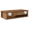 vidaXL Wall Shelf Old wood Engineered wood Wall Shelf Rectangular