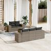 vidaXL Garden Sofa Set Grey, Dark Grey