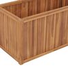 vidaXL Raised Bed Teak Solid Teak Wood Medium Durable Raised Bed