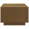 vidaXL Coffee Table Honey Brown Solid Pinewood Medium Rectangular