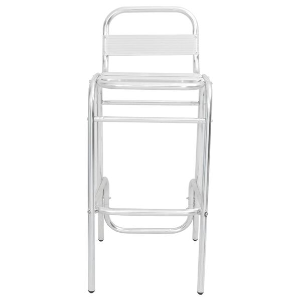vidaXL Stackable Bar Stools 2 pcs Aluminum