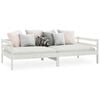 vidaXL Day Bed White Solid pine wood 35.4 x 78.7 in