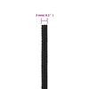 vidaXL Boat Rope Full Black 0.12 " 820.2 ' Polypropylene