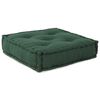 vidaXL Modular Sofa 2 pcs Green 55.12 x 27.56 x 14.17 in Fabric