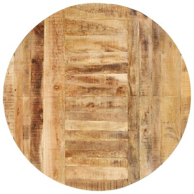 vidaXL Dining Table Round 68.9"x29.5" Rough Mango Wood