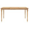 vidaXL Batavia Table Solid Teak Wood 59.1 x 35.4 x 29.5 in Durable