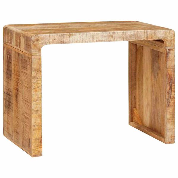 vidaXL End Table Brown 60 x 35 x 46 cm Solid Mango Wood