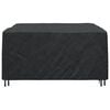 vidaXL Furniture Cover Plain Black 70.87 x 74.80 x 33.46 in 210D