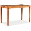 vidaXL Dining Table Solid Wood 46.5"x23.6"x29.9"