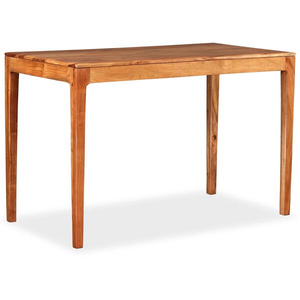vidaXL Dining Table Solid Wood 46.5"x23.6"x29.9"