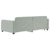 vidaXL Daybed With Trundle Light grey