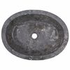 vidaXL Sink Gray 20.9"x15.7"x5.9" Marble