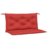 vidaXL Garden Bench Cushions 2 pcs Red 39.4"x19.7"x2.8" Oxford Fabric