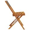 vidaXL Garden Chair Set of 4 Grey Solid acacia wood, rope Regular