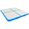 vidaXL Inflatable Gymnastics Mat with Pump 78.7x78.7x5.9" PVC Blue