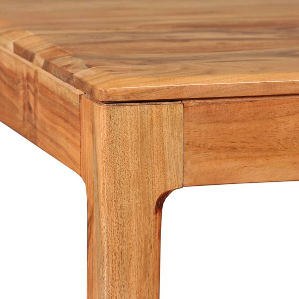 vidaXL Dining Table Solid Wood 46.5"x23.6"x29.9"