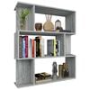 vidaXL Book Cabinet Grey sonoma Engineered wood 31.5x9.4x37.8 in