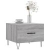 vidaXL Coffee Table Grey Sonoma Engineered wood, Iron Small Coffee Table