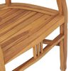 vidaXL Garden Dining Set Natural Teak Solid teak wood Durable