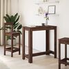vidaXL Bar Table Brown Oak 40.2x19.7x40.7" Engineered Wood