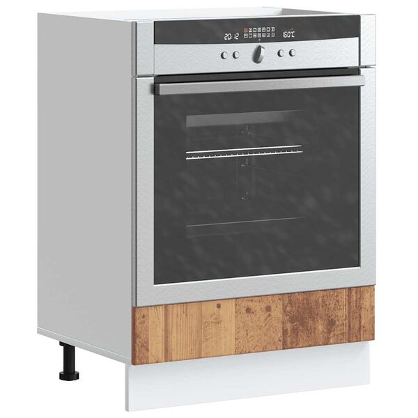vidaXL Oven Cabinet Old wood Engineered wood Compact Oven Cabinet