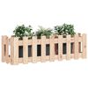 vidaXL Garden Raised Bed Natural Wood Solid Pine Wood
