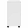 vidaXL Bathroom Cabinet High Gloss White 30.12 x 13.78 x 25.20 in
