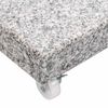 vidaXL Parasol Base Grey Granite Base with Stainless Steel Tube 66.1 lbs