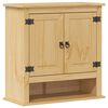 vidaXL Bathroom Wall Cabinet Honey wax finish
