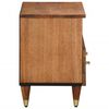 vidaXL TV Cabinet Honey brown Solid mango wood, iron Medium TV Cabinet