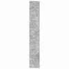 vidaXL Book Cabinet Concrete Grey 39.37 x 11.81 x 77.95 in