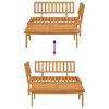 vidaXL Patio Pallet Sofa Set 2 pcs Solid Wood Acacia