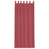 vidaXL Voile Curtains with Rod Pockets 2 pcs Wine Red