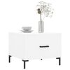 vidaXL Coffee Table Set of 2 White Engineered wood Compact