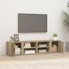 vidaXL TV Cabinet Set of 2 Sonoma oak Engineered wood Standard