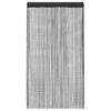 vidaXL String Curtains 2 pcs 39.4x98.4" Black